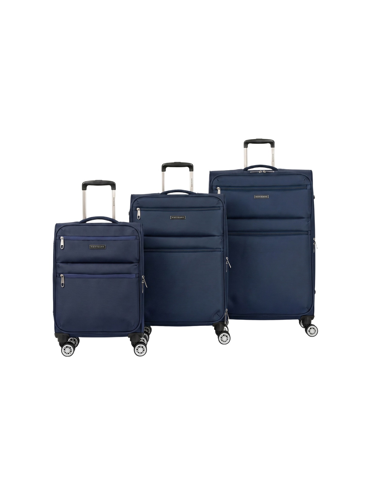 Trolley Navigare Set 3pz - Nylon - Unisex - Blu Navy
