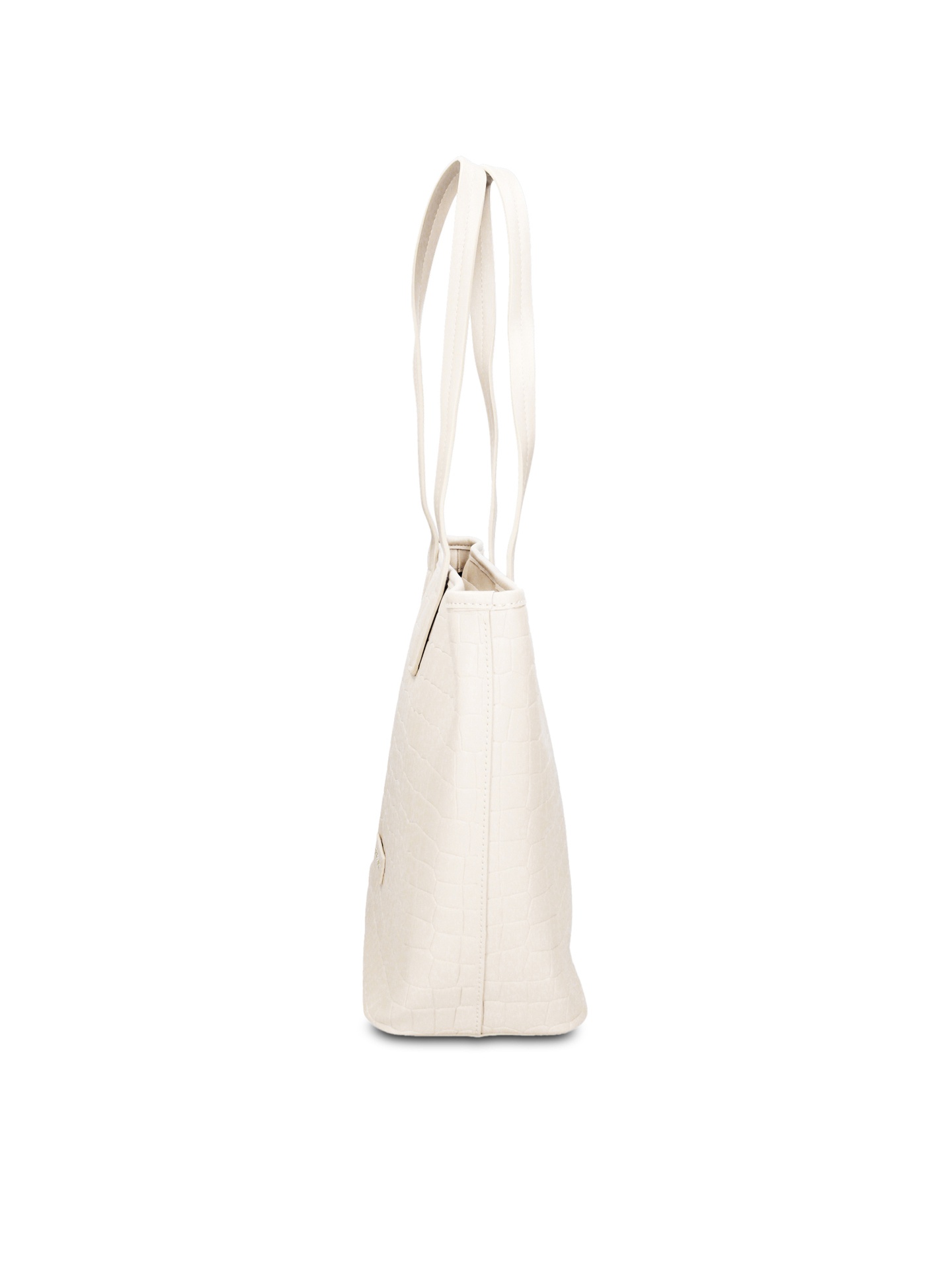 Borsa a spalla Pierre Cardin bianca vegan leather con texture quilted Bianco