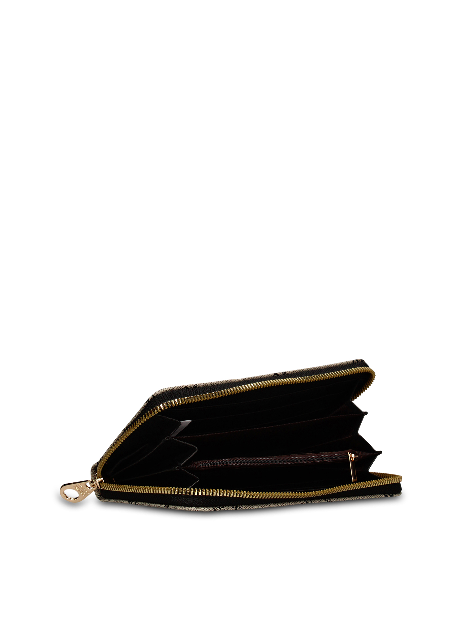 Portafoglio Donna Zip Coveri Collection Monogram PU 19cm scuro