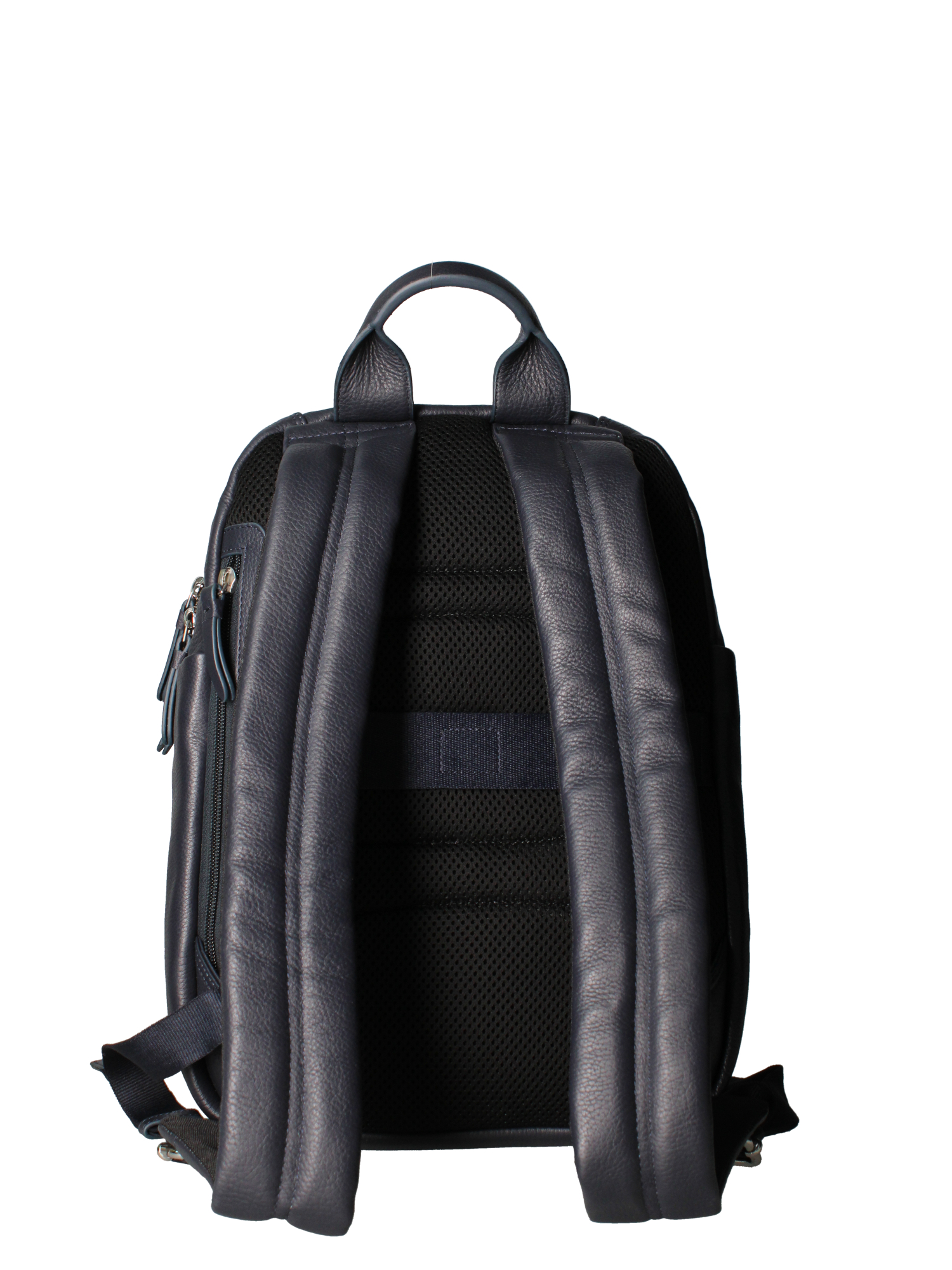Zaino uomo John Richmond vera pelle blu con zip UNICA 26x39x16 cm JR-B95-BLUE