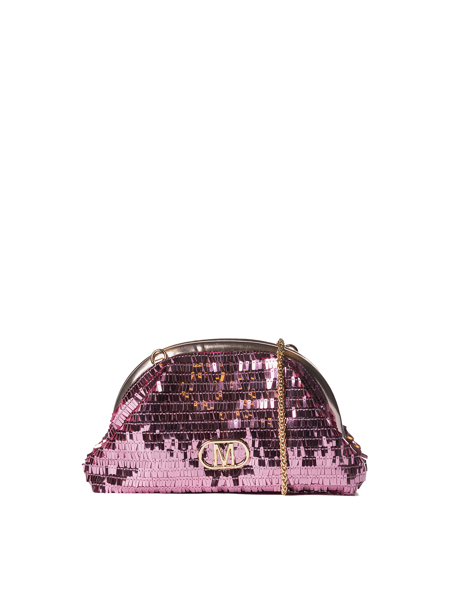 Borsa a Mano Marc Ellis Fuxia Rosa Tracolla Catena Rimovibile UNICA 24x13x6 cm P