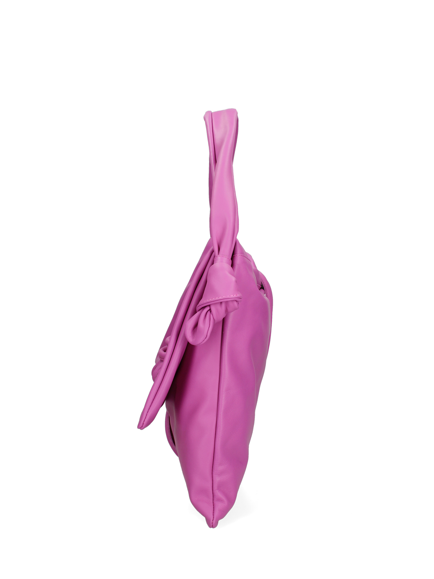 Borsa a Spalla Donna Vera Pelle Sauvage - Chiusura Magnetica Fuxsia UNICA