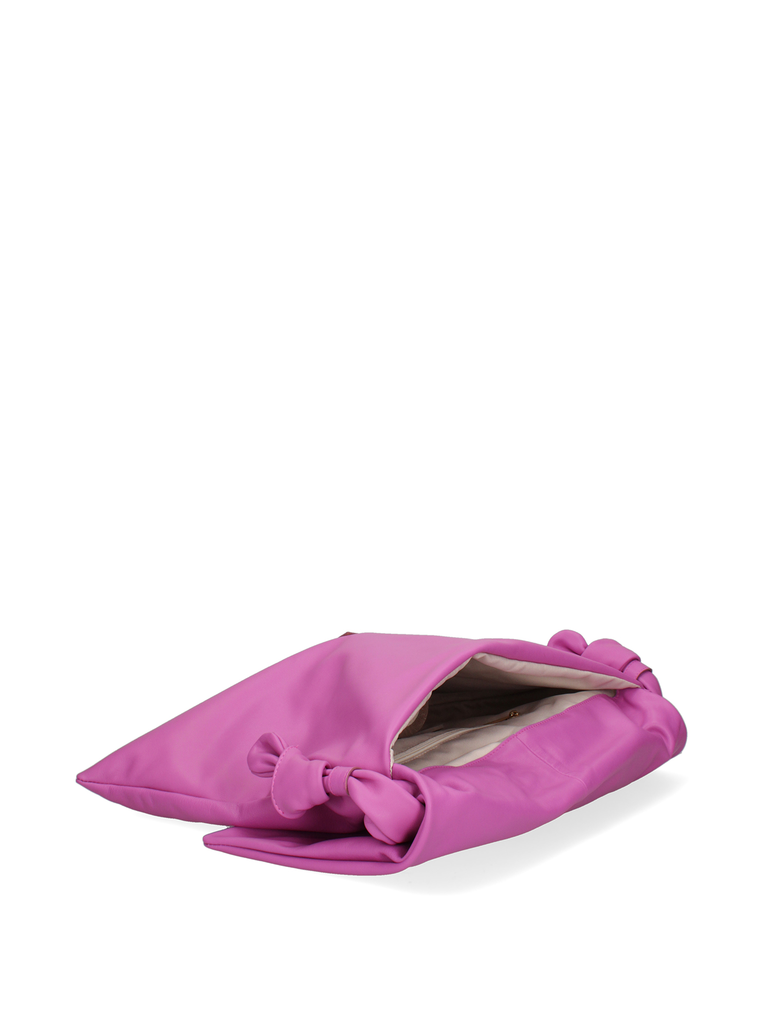 Borsa a Spalla Donna Vera Pelle Sauvage - Chiusura Magnetica Fuxsia UNICA